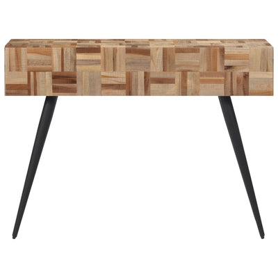 Konsolipöytä 110x34x80 cm kierrätetty täystiikki