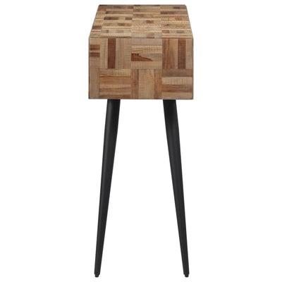 Konsolipöytä 110x34x80 cm kierrätetty täystiikki