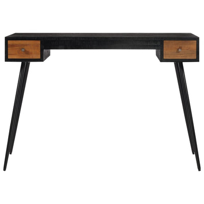 Työpöytä 117x56,5x75 cm kierrätetty täystiikki