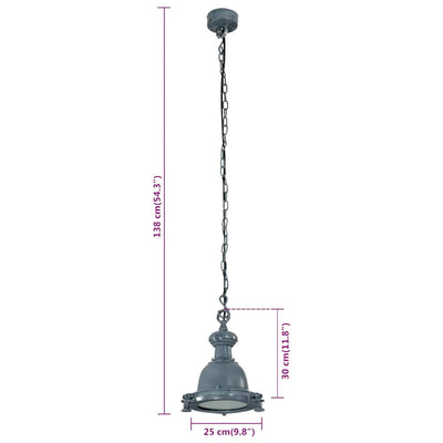 Alumiini riippuvalaisin Allyssa 25x25x138cm