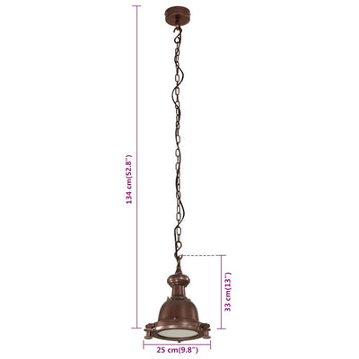 Alumiini riippuvalaisin Allyssa 25x25x134cm