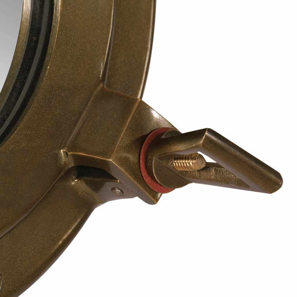 Seinäpeili Ø 23 cm alumiini ja lasi