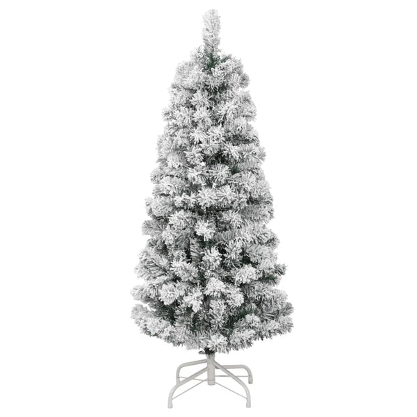 Tekojoulukuusi saranoilla ja lumihuurteella Nasiha 120cm