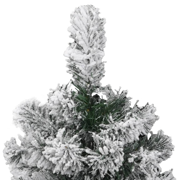 Tekojoulukuusi saranoilla ja lumihuurteella Nasiha 120cm
