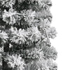 Tekojoulukuusi saranoilla ja lumihuurteella Nasiha 120cm