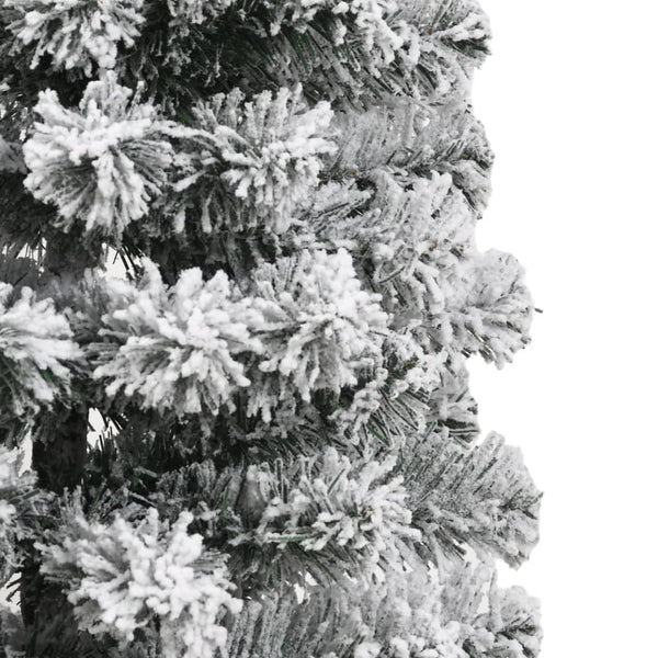 Tekojoulukuusi saranoilla ja lumihuurteella Nasiha 120cm