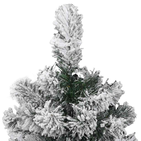 Tekojoulukuusi saranoilla ja lumihuurteella Nasiha 150cm