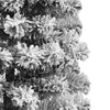 Tekojoulukuusi saranoilla ja lumihuurteella Nasiha 150cm