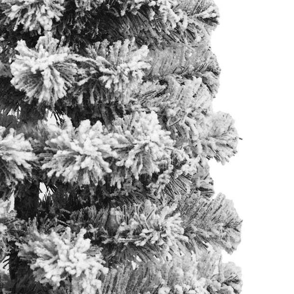 Tekojoulukuusi saranoilla ja lumihuurteella Nasiha 150cm