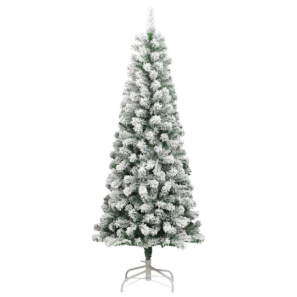 Tekojoulukuusi saranoilla ja lumihuurteella Nasiha 180cm