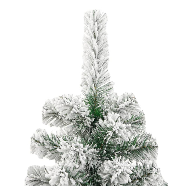 Tekojoulukuusi saranoilla ja lumihuurteella Nasiha 210cm