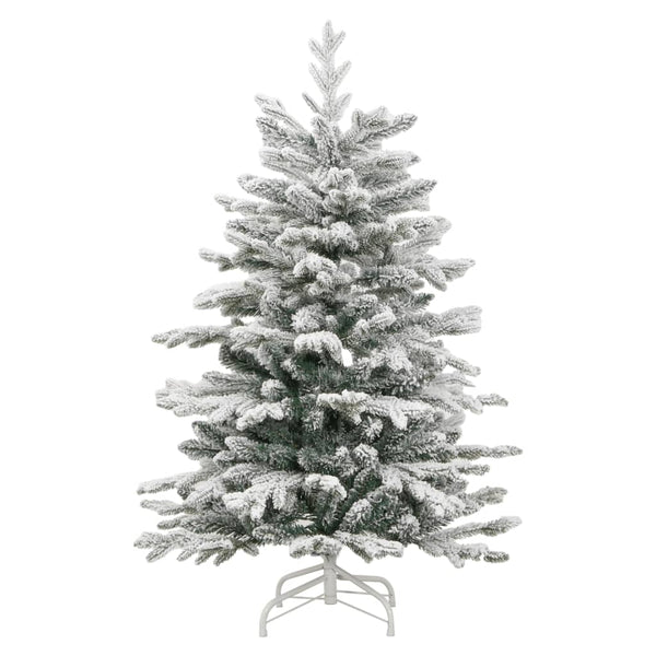 Tekojoulukuusi saranoilla ja lumihuurteella Gestina 150cm