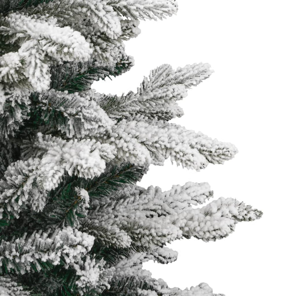 Tekojoulukuusi saranoilla ja lumihuurteella Gestina 150cm