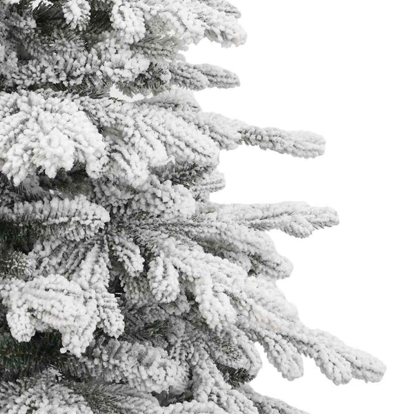 Tekojoulukuusi saranoilla ja lumihuurteella Gestina 180cm