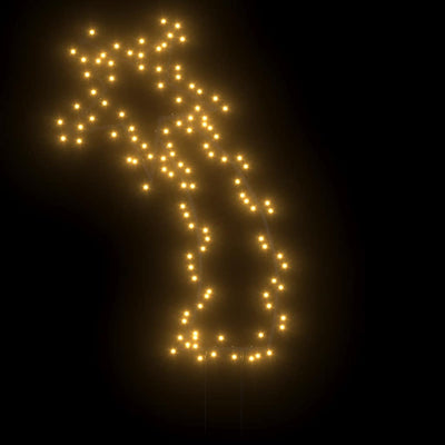 Jouluvalokoriste meteori piikeillä Hadasa 89cm (115 led-valoa)