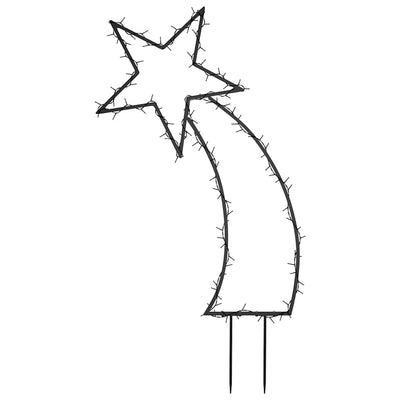 Jouluvalokoriste meteori piikeillä Hadasa 89cm (115 led-valoa)
