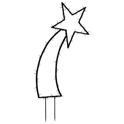 Jouluvalokoriste meteori piikeillä Hadasa 89cm (115 led-valoa)