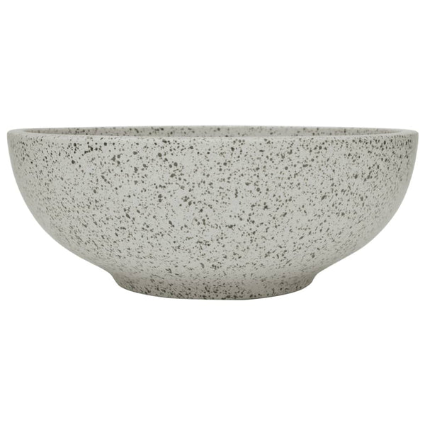 Φ41x14cm harmaa keraaminen pesuallas työtasolle Leftica