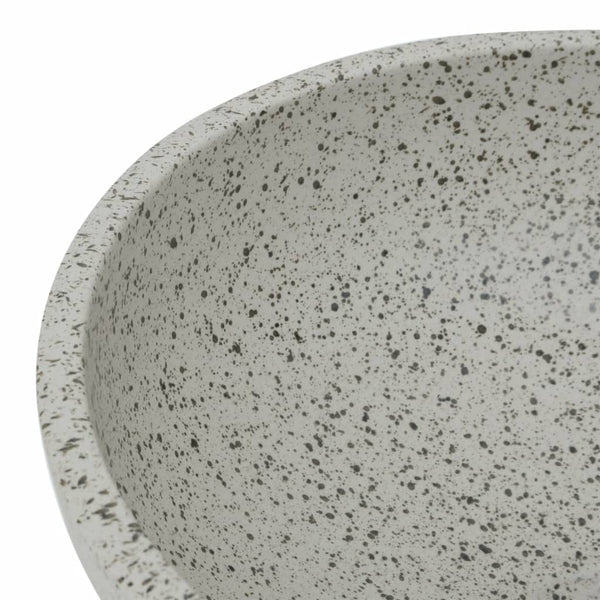 Φ41x14cm harmaa keraaminen pesuallas työtasolle Leftica