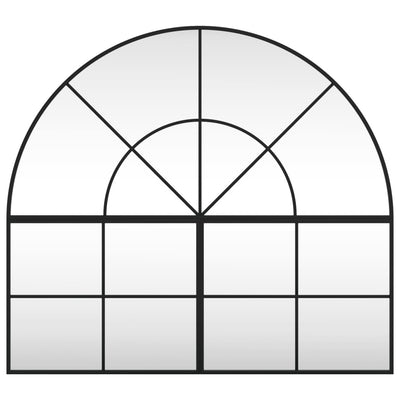 Musta seinäpeili Grozda 100x90cm (kaari rauta)