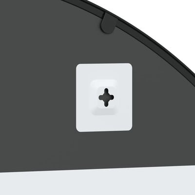 Musta seinäpeili Grozda 100x110cm (kaari rauta)