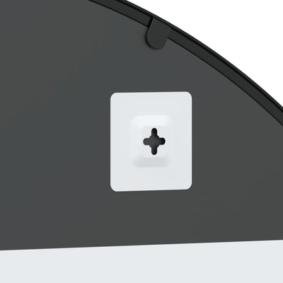 Musta seinäpeili Grozda 100x130cm (kaari rauta)