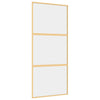 Kulta liukuovi Vanzeti 90x205cm (kirkas esg-lasi ja alumiini)