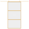 Kulta liukuovi Vanzeti 102,5x205cm (kirkas esg-lasi ja alumiini)