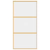 Kulta liukuovi Vanzeti 102,5x205cm (kirkas esg-lasi ja alumiini)