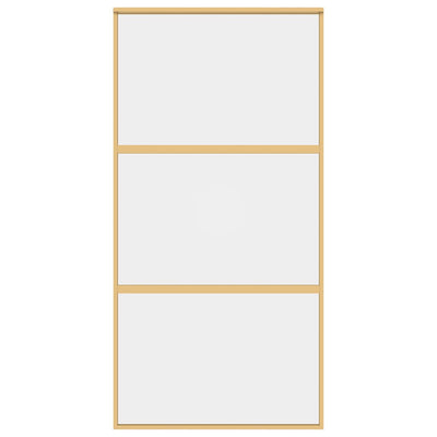 Kulta liukuovi Vanzeti 102,5x205cm (kirkas esg-lasi ja alumiini)
