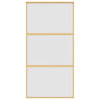 Kulta liukuovi Vanzeti 102,5x205cm (himmeä esg-lasi ja alumiini)