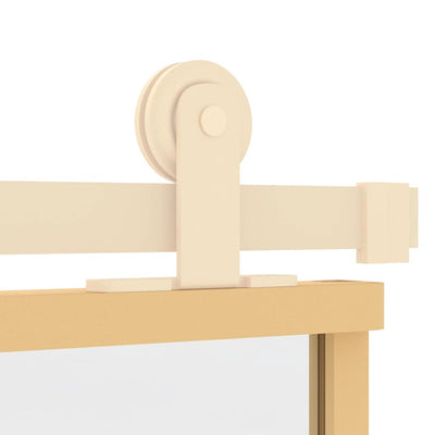 Kulta liukuovi Vanzeti 76x205cm (kirkas esg-lasi ja alumiini)