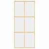 Kulta liukuovi Vanzeti 90x205cm (kirkas esg-lasi ja alumiini)