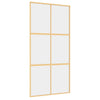 Kulta liukuovi Vanzeti 102,5x205cm (kirkas esg-lasi ja alumiini)