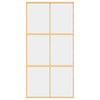 Kulta liukuovi Vanzeti 102,5x205cm (kirkas esg-lasi ja alumiini)