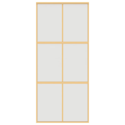 Kulta liukuovi Vanzeti 90x205cm (himmeä esg-lasi ja alumiini)