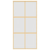 Kulta liukuovi Vanzeti 102,5x205cm (himmeä esg-lasi ja alumiini)