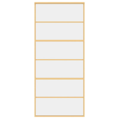 Kulta liukuovi Vanzeti 90x205cm (kirkas esg-lasi ja alumiini)