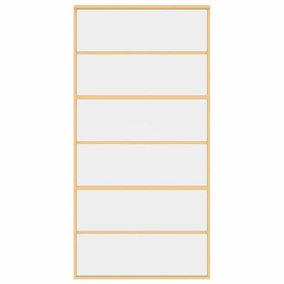 Kulta liukuovi Vanzeti 102,5x205cm (kirkas esg-lasi ja alumiini)