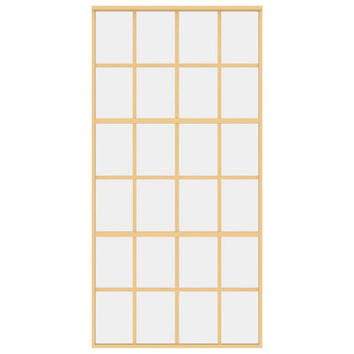 Kulta liukuovi Vanzeti 102,5x205cm (kirkas esg-lasi ja alumiini)