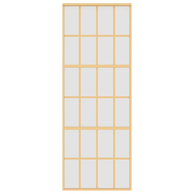 Kulta liukuovi Vanzeti 76x205cm (himmeä esg-lasi ja alumiini)