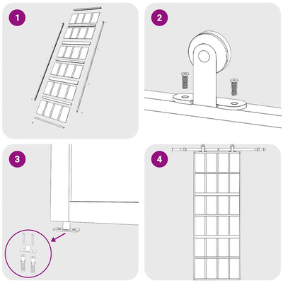 Kulta liukuovi Vanzeti 76x205cm (himmeä esg-lasi ja alumiini)