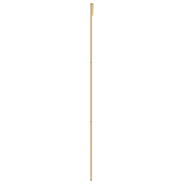 Liukuovi kulta 90x205 cm himmeä ESG-lasi ja alumiini