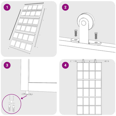 Kulta liukuovi Vanzeti 102,5x205cm (himmeä esg-lasi ja alumiini)