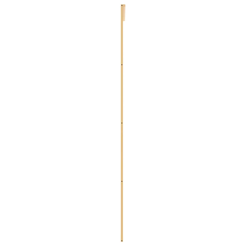 Kulta liukuovi Cretu 90x205cm (himmeä esg-lasi ja alumiini)
