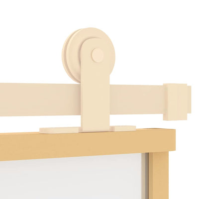 Kulta liukuovi Cretu 102,5x205cm (himmeä esg-lasi ja alumiini)