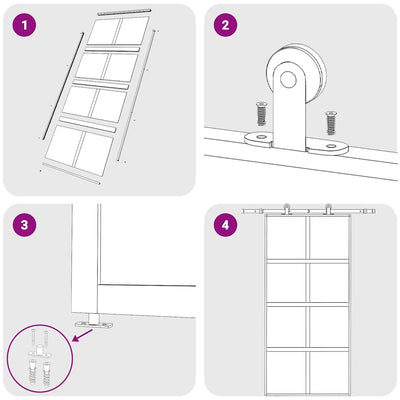 Kulta liukuovi Botezatu 102,5x205cm (kirkas esg-lasi ja alumiini)