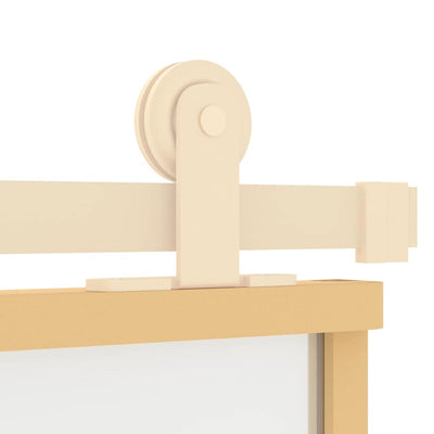 Kulta liukuovi Botezatu 76x205cm (himmeä esg-lasi ja alumiini)