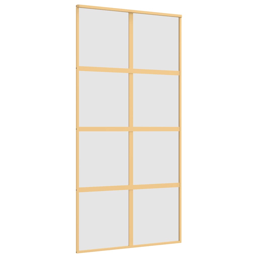 Liukuovi kulta 102,5x205 cm himmeä ESG-lasi ja alumiini