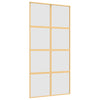 Kulta liukuovi Botezatu 102,5x205cm (himmeä esg-lasi ja alumiini)